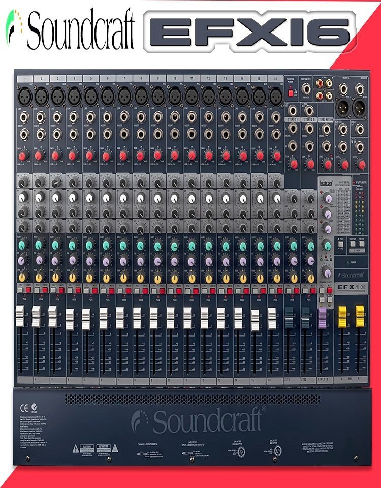 Mixer SOUNDCRAFT EFX16